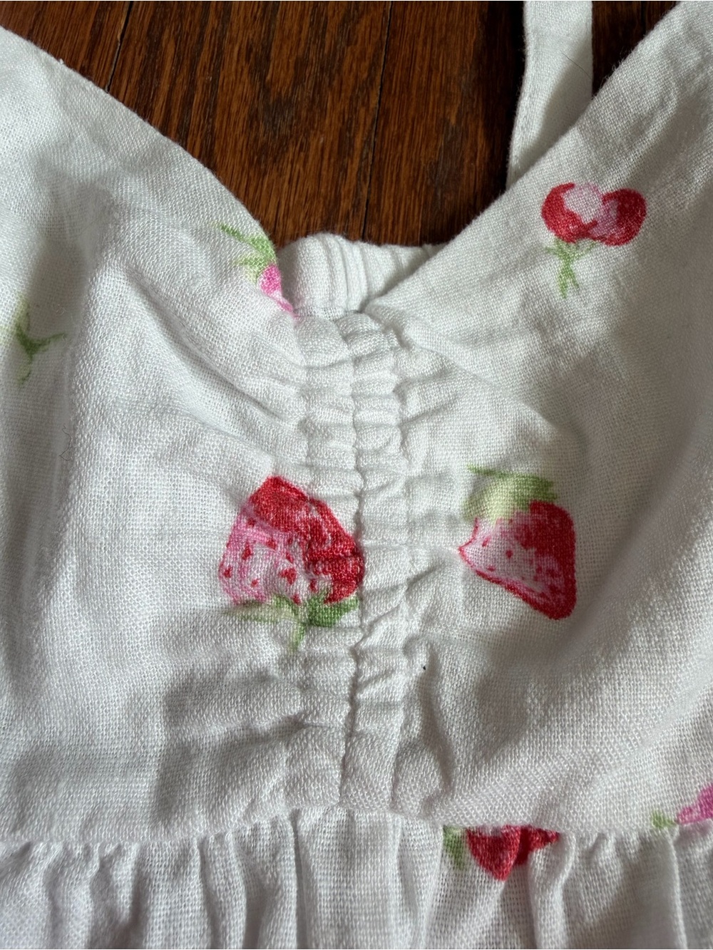 BP White Brilliant Tossed Berries Dress, NWT - Picture 7 of 16